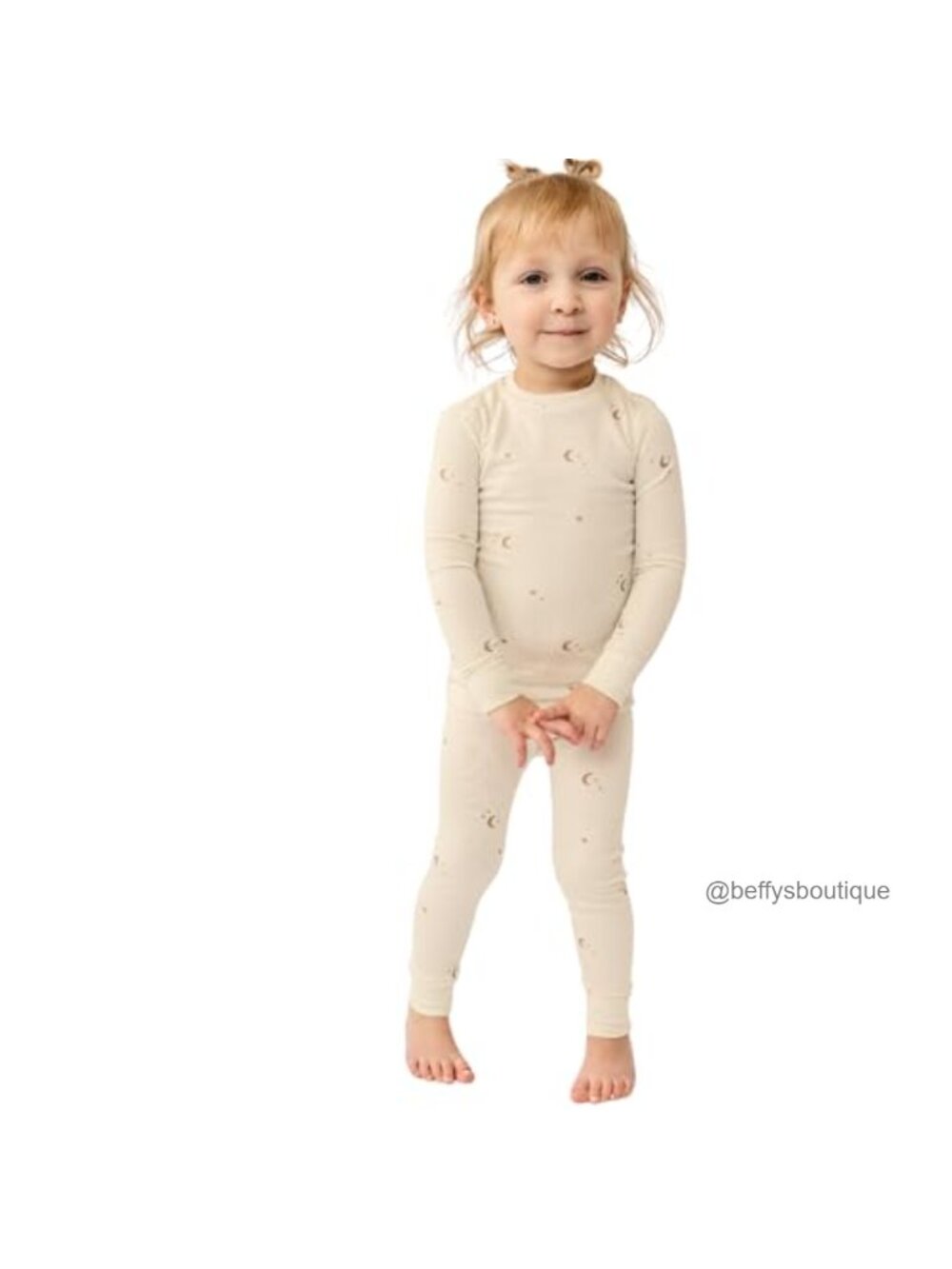Kids Pajama Set Long Sleeve 2 Piece Ultra-Soft TENCEL Modal Toddler Boys Girls